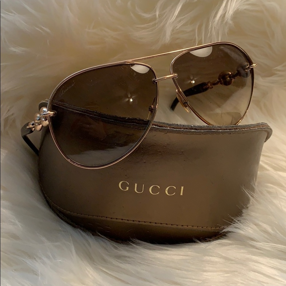 GUCCI chain aviators